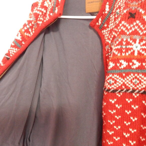 Women’s Laundromat Wool Zip Up Cardigan - Picture 10 of 12